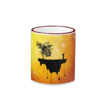 Tranche de la terre tasse à café