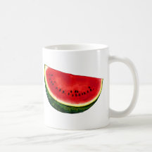 Tranche de pastèque tasse