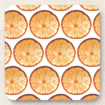 Tranche orange dessous-de-verre