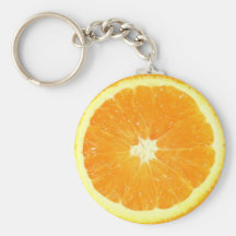 Tranche orange porte-clefs
