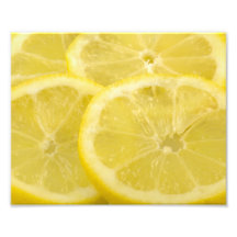 Tranches de citron photos d’art