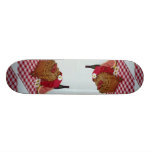 Tranches de panier et de pastèque de pique-nique plateaux de skateboards customisés
