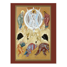 Transfiguration du seigneur Prayer Card Carte Postale