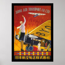Transport aérien du Japon Posters