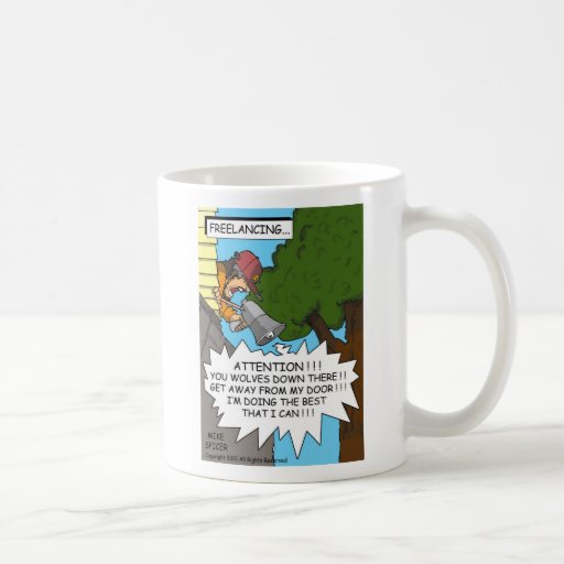 Travailler en indépendant… tasses