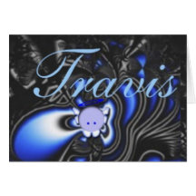 Travis Angel Greeting Card