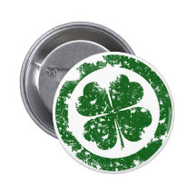 Trèfle chanceux badges avec agrafe