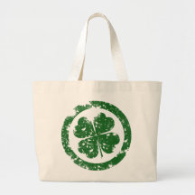 Trèfle chanceux sacs en toile
