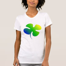 Trèfle d'arc-en-ciel t-shirts