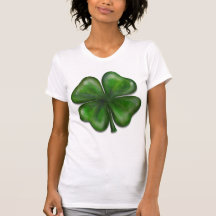 trèfle de 4 feuilles t-shirts
