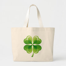 TRÈFLE DE QUATRE FEUILLES SAC FOURRE-TOUT