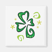 Trèfle de shamrock aimants