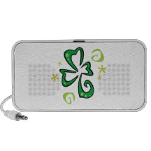 Trèfle de shamrock haut-parleurs