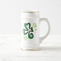 Trèfle de shamrock tasse