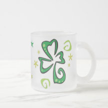 Trèfle de shamrock tasse à café