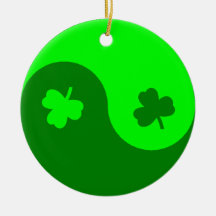 Trèfle Yin Yang Décorations Pour Sapins De Noël