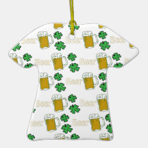 Trèfles irlandais de bière décoration de noël