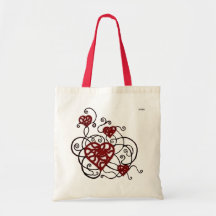 Treillis dérangé de coeur d'amour sac