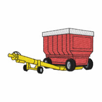 Trémie avec le transporteur de grain polos brodés