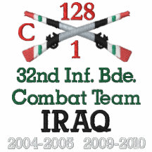 trente-deuxième FNI. Bde. L'équipe de combat crois