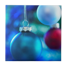 Trépied patriotique de tuile de Noël Carreaux