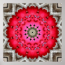 Très mandala de verveine posters