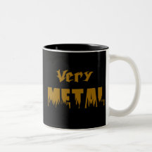 Très métal (or) tasse à café