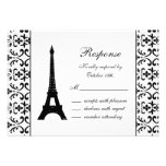Tres Paris RSVP (blanc) Faire-parts