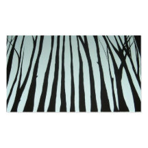 Tress dans le sauvage cartes de visite personnelles