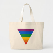 Triangle de gay pride sacs en toile
