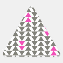 Triangles de charbon de bois et de magenta adhésifs