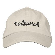 TriathaMom a brodé le chapeau de sergé Casquette Brodée