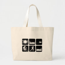 Triathlon drôle sac en toile