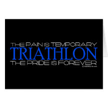 Triathlon - la fierté est Forever Cartes De Vœux