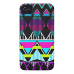 Tribal au néon inspiré coque Case-Mate iPhone 4