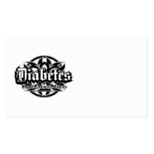 Tribal de diabète cartes de visite professionnelles