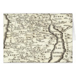 Tribus de carte antique de l'Israël de terre promi