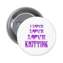 Tricot d'amour d'amour pin's avec agrafe