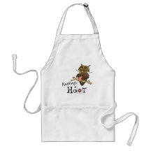 Tricot mignon de hibou tabliers