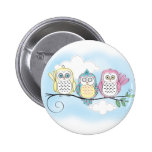 Trio de hibou badges