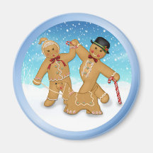 Trio de pain d'épice magnets
