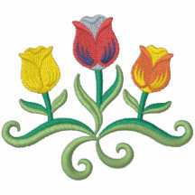 Trio de tulipe de ressort