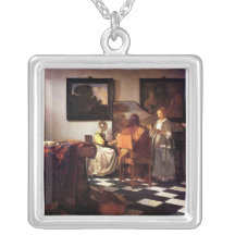 Trio musical par Johannes Vermeer Colliers Personnalisés