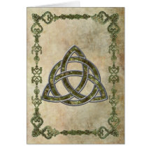 Triquetra naturel carte de vœux