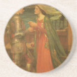 Tristan et Isolde par John William Waterhouse Dessous De Verres