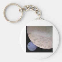 Triton avec Neptune dans la NASA d'arrière - plan Porte-clef