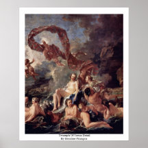 Triumph de petit groupe de Vénus par Boucher Franç Poster