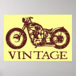 Triumph vintage affiche