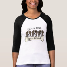 Trois chiens de basset t-shirt