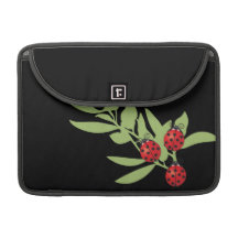 Trois coccinelles chanceuses poche pour macbook